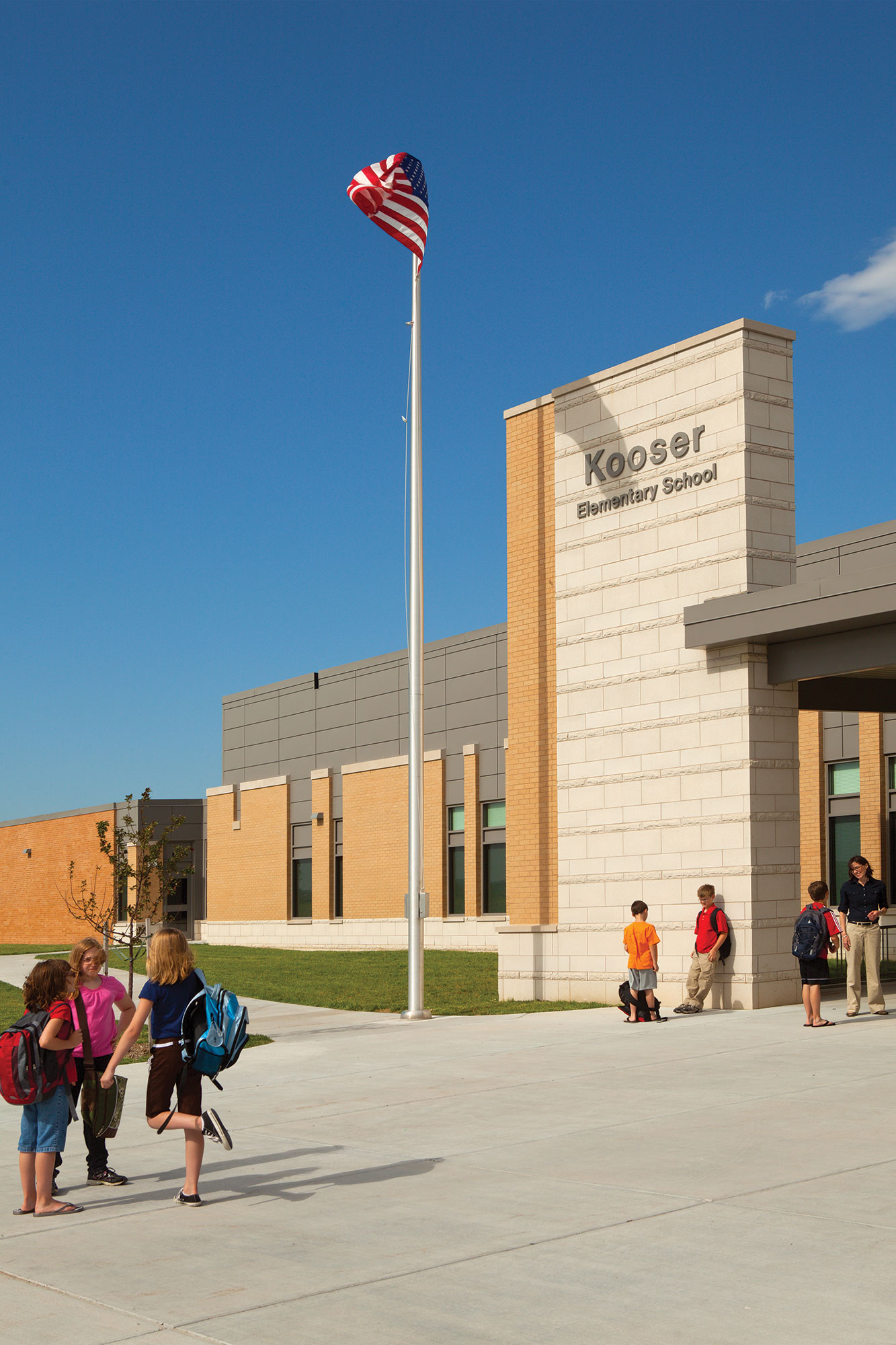Kooser Elementary School Sinclair Hille Architects Architectural